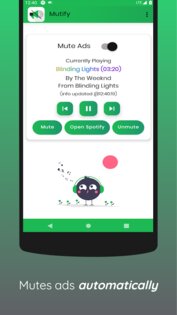 Mutify – блокировка рекламы в Spotify 2.5.3. Скриншот 4