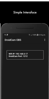 DroidCam OBS 5.4. Скриншот 2