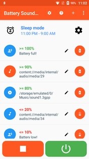 Battery Sound Notification 2.16. Скриншот 1