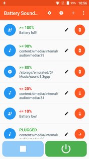 Battery Sound Notification 2.14. Скриншот 7