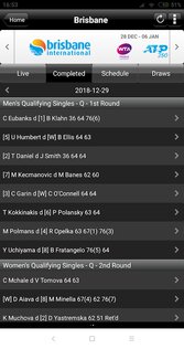 ATP/WTA Live 1.2.73. Скриншот 3