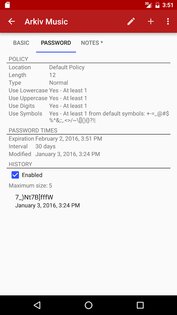 PasswdSafe – хранилище паролей 6.23.4. Скриншот 5