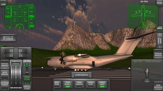 Turboprop Flight Simulator 1.31. Скриншот 3