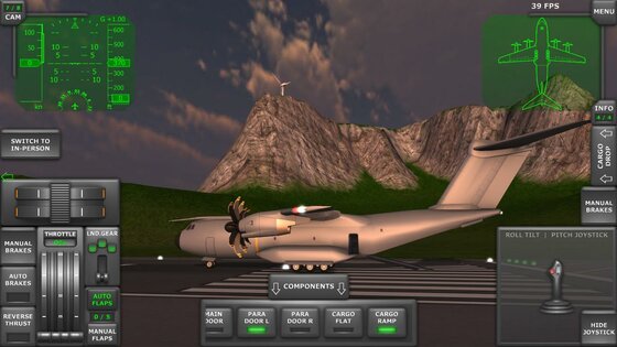 Turboprop Flight Simulator 1.32. Скриншот 3