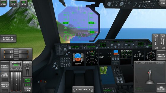 Turboprop Flight Simulator 1.30.5. Скриншот 4