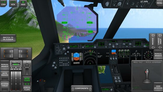 Turboprop Flight Simulator 1.31. Скриншот 4