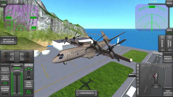 Turboprop Flight Simulator 1.30.5. Скриншот 5