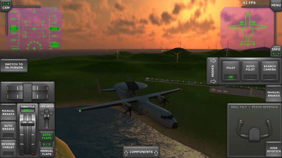 Turboprop Flight Simulator 1.31. Скриншот 7