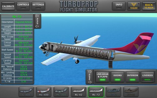 Turboprop Flight Simulator 1.30.5. Скриншот 10