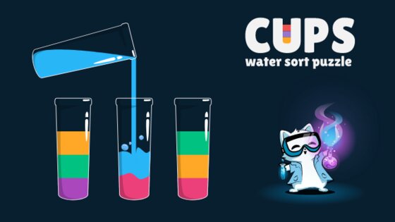 Cups - Water Sort Puzzle 4.1.90. Скриншот 6