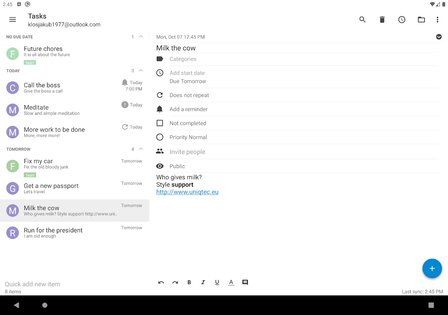 Tasks & Notes 13.0.0. Скриншот 10