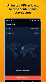 StrongVPN 2.4.4.0.230877. Скриншот 1