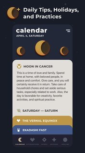 Moonly – лунный календарь 1.0.177. Скриншот 2