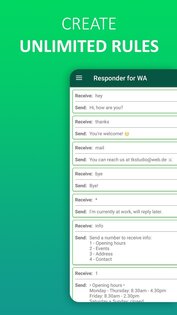 Автоответчик для Whatsapp 3.6.0. Скриншот 3