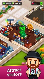 Idle Museum Tycoon 1.11.16. Скриншот 5