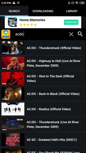 MP3 YouTube 1.2.7. Скриншот 2
