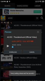 MP3 YouTube 1.2.7. Скриншот 3