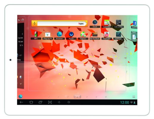 Новинка от teXet: планшет TM-9750HD с экраном 2048х1536 пикселей