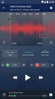 Музыкальный плеер MP3-плеер 5.3. Скриншот 5