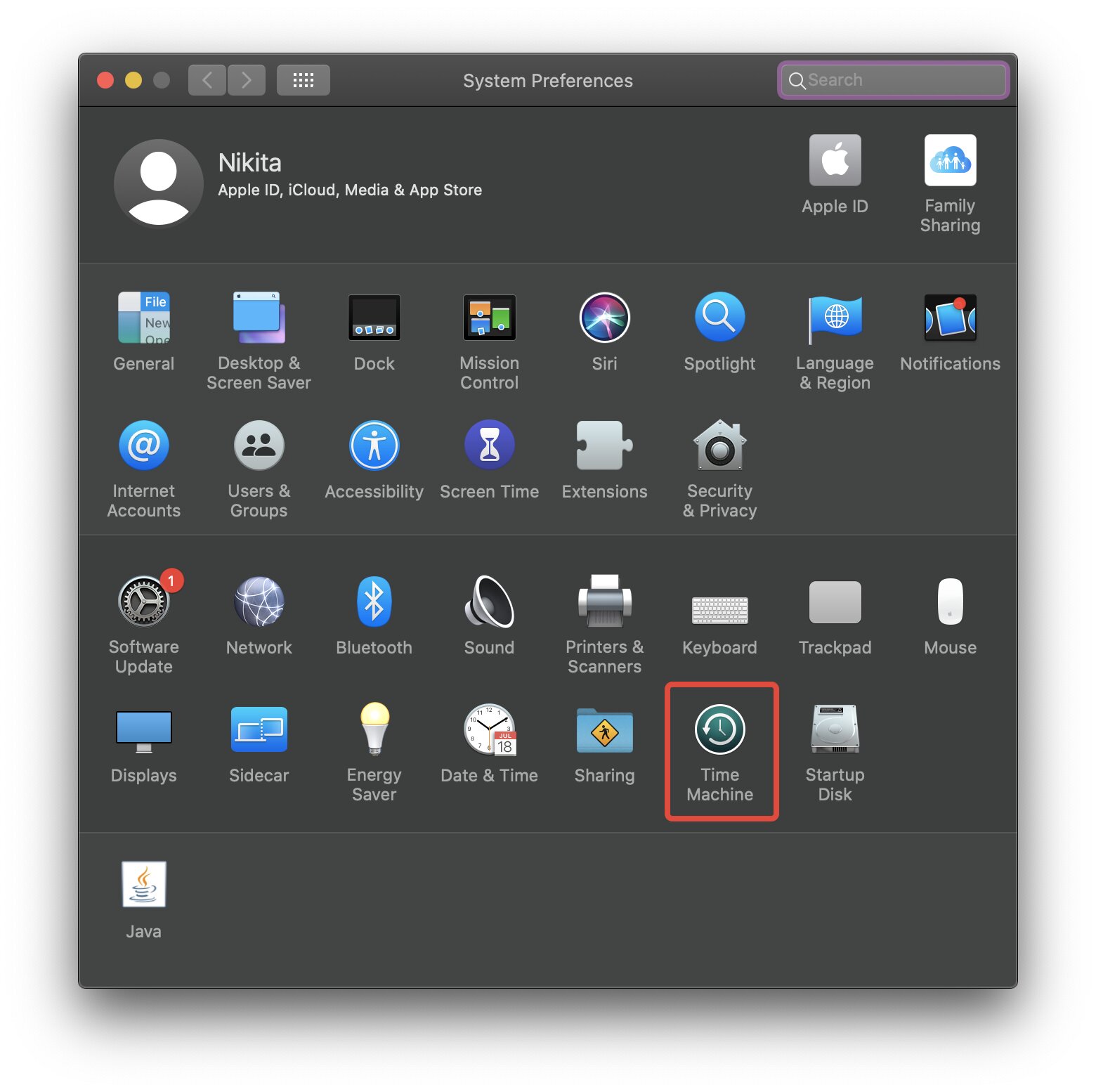 Open network setting. Open network setting
