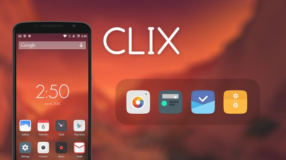 Clix 2.0 – Icon Pack 5.8.1. Скриншот 1