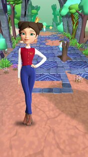 Царевны — игра в 3D догонялки для девочек 0.1. Скриншот 1