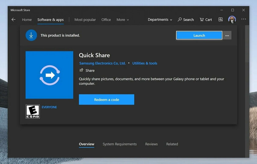 Samsung переносит Quick Share на Windows 10: передавать файлы станет еще проще