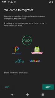 Migrate – перенос данных на новые прошивки 6.0.1. Скриншот 1