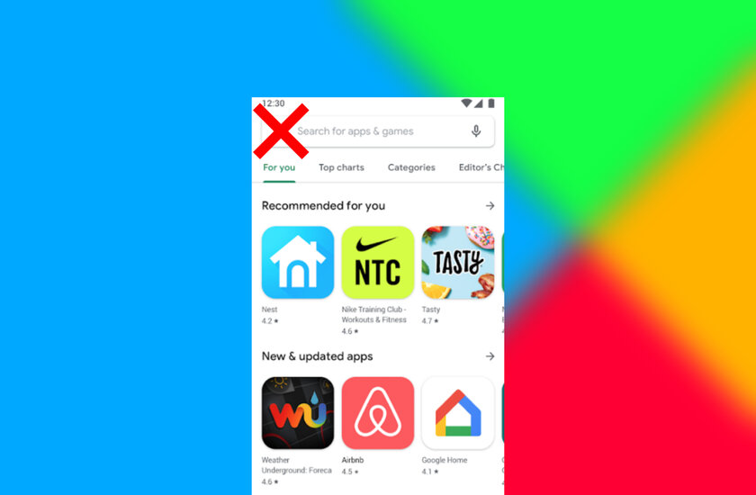 В Google Play на Android изменился дизайн: боковое меню убрали, и стало хуже