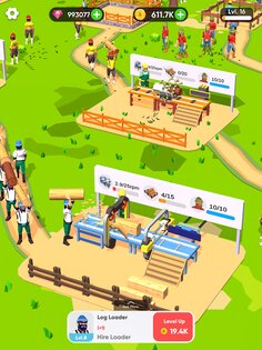 Idle Lumber Mill 2.2.2. Скриншот 15