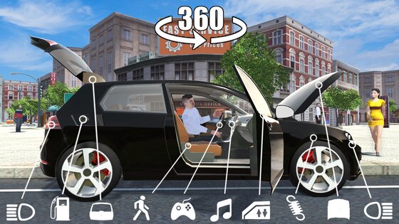 Car Simulator Golf 1.5. Скриншот 9
