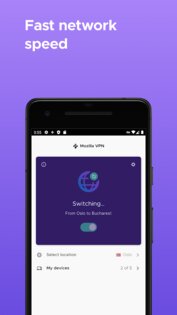 Mozilla VPN 2.27.0. Скриншот 3
