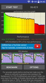 CPU Throttling Test 1.3.4. Скриншот 1