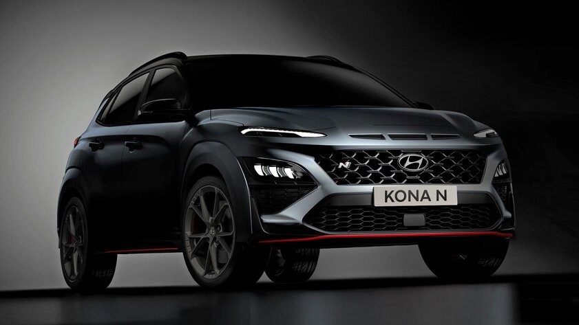 Hyundai показала дизайн дерзкого кроссовера Kona N