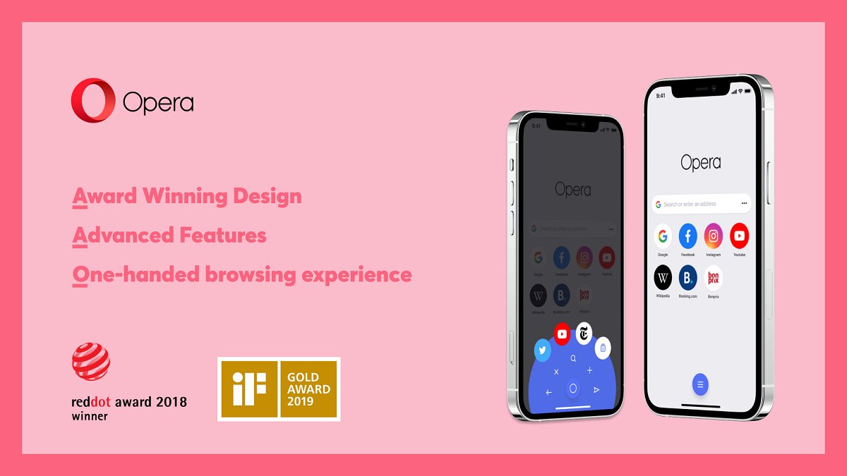 Opera укоротила название своего браузера на iOS и представила новый дизайн