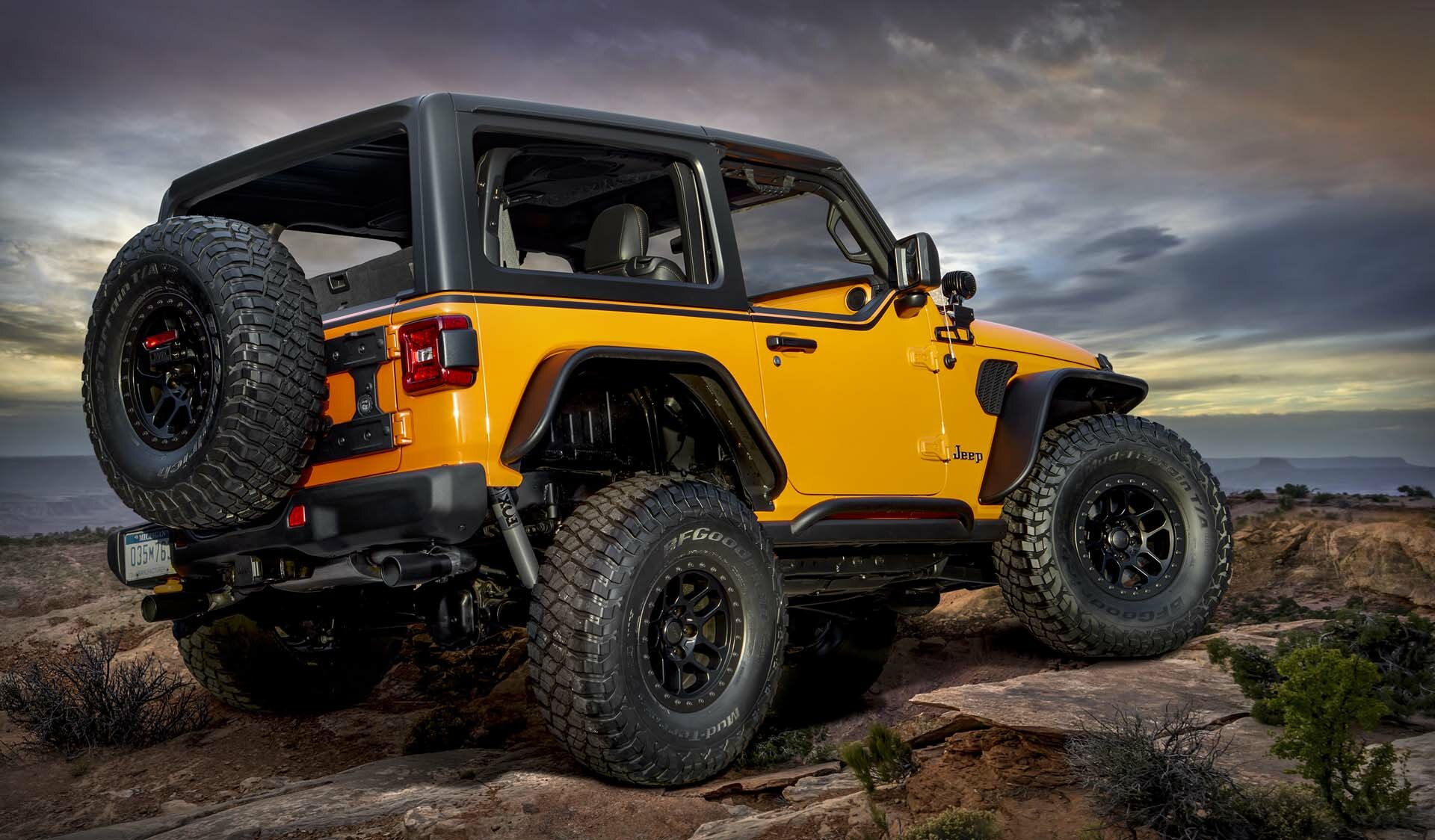 Jeep Wrangler Orange