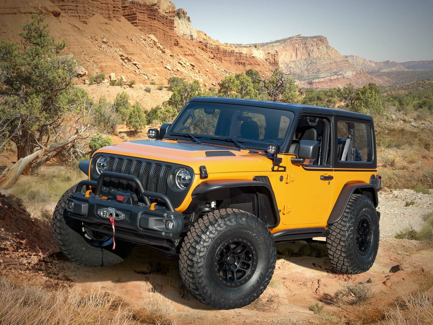 Jeep Wrangler Orange