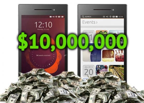Canonical собрала 10,000,000$ на смартфон Ubuntu Edge
