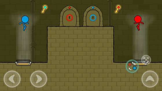 Red and Blue Stickman: Animation Parkour 1.3.5. Скриншот 1