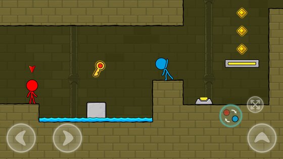 Red and Blue Stickman: Animation Parkour 1.3.5. Скриншот 2