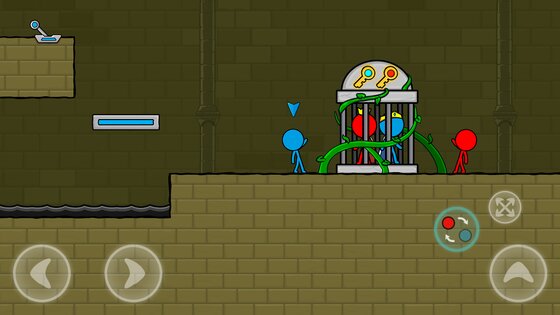 Red and Blue Stickman: Animation Parkour 1.3.5. Скриншот 3
