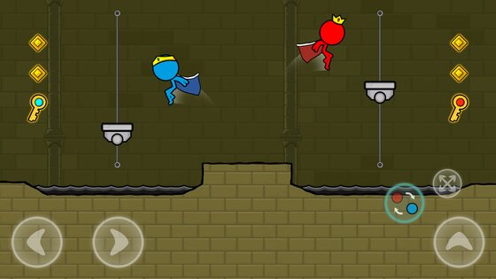 Red and Blue Stickman: Animation Parkour 1.3.5. Скриншот 7