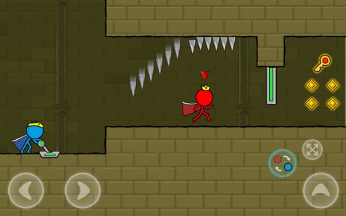 Red and Blue Stickman: Animation Parkour 1.3.5. Скриншот 13