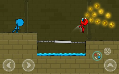 Red and Blue Stickman: Animation Parkour 1.3.5. Скриншот 14
