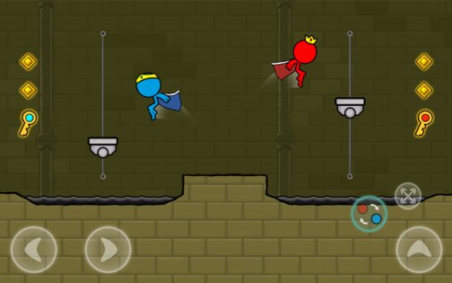 Red and Blue Stickman: Animation Parkour 1.3.5. Скриншот 15