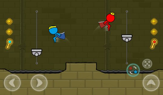 Red and Blue Stickman: Animation Parkour 1.3.5. Скриншот 23