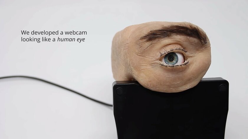 Исследователь создал пугающую веб-камеру в виде человеческого глаза