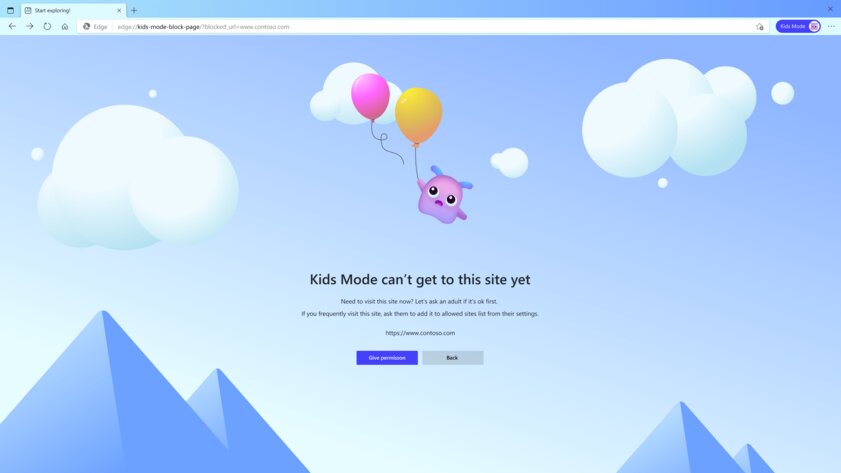 В Microsoft Edge появился детский режим для безопасного просмотра веб-страниц