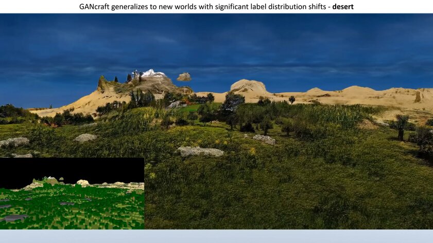 NVIDIA создала нейросеть, которая превращает кубический мир Майнкрафта в реальный