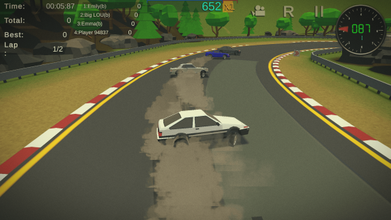Amateur Drift Racing 0.5. Скриншот 1
